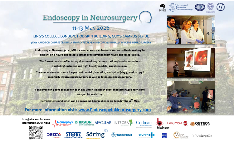 ENDOSCOPY IN NEUROSURGERY 2026