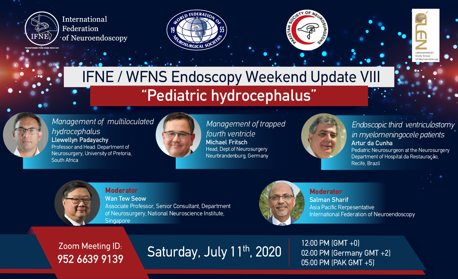 IFNE / WFNS Endoscopy Weekend Update VIII “PEDIATRIC HYDROCEPHALUS”